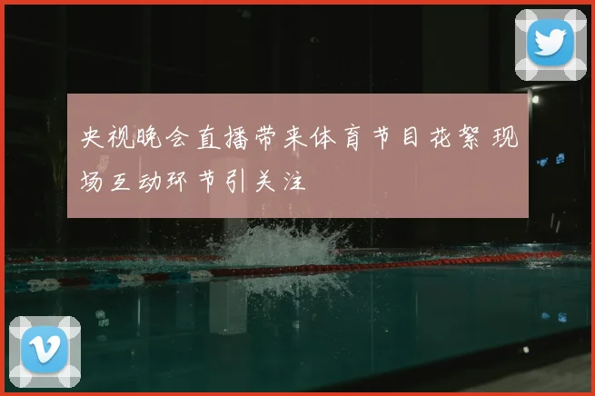央视晚会直播带来体育节目花絮 现场互动环节引关注